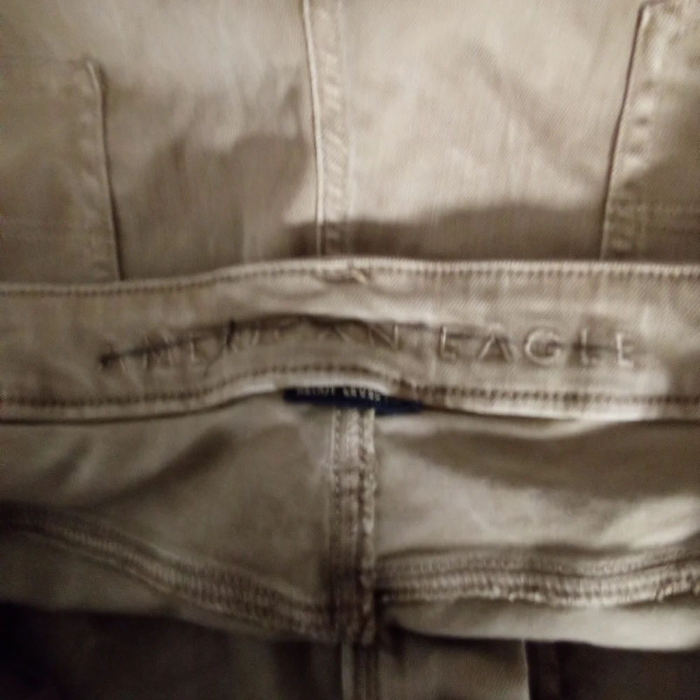 American Eagle By Payless Tan Jean Shorts Casual Style ( Box FN )